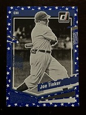 2023 Donruss Baseball Base Independence Day #201 Joe Tinker - Chicago Cubs