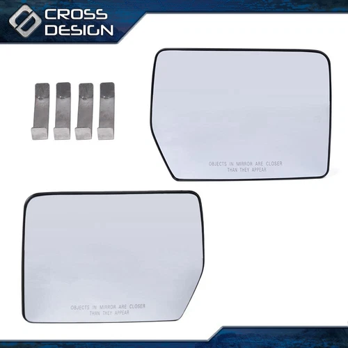 Power Mirror Glass Fit For 04-10 Ford F150 Mark LT Pickup Truck Driver&Passenger