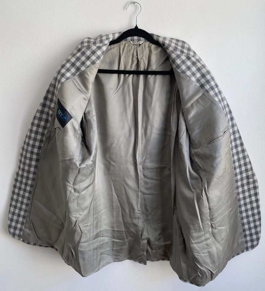 Blazer Auténtico Lujo Raro De Colección Años 90 ISTANTE VERSACE Lana Cachemira 54 Foto 3 de 4