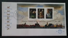 1996 NETHERLANDS NEDERLAND SHEET VERMEER PAINTINGS ART NR 345 FDC