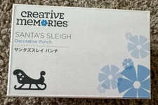 Creative Memories Santa’s Sleigh Shape Punch, Scrapbooking Cardmaking, NIB NLA