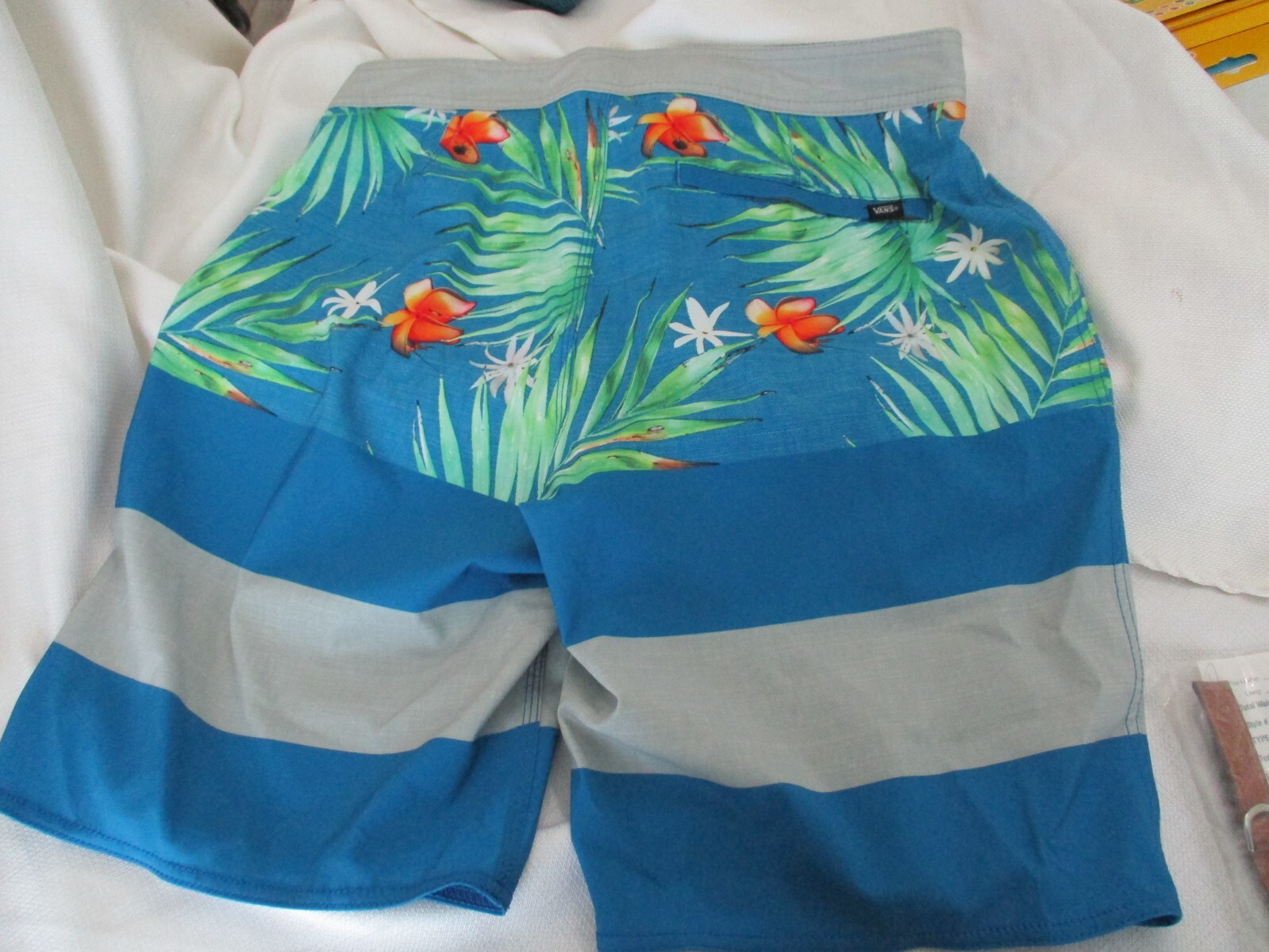 swim trunks mens swim bathing suit fish fishing VANS … Gem