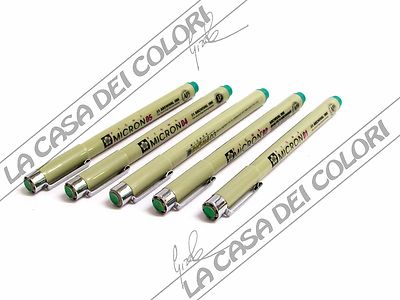 SAKURA - PIGMA MICRON - FARBE GRÜN - STÄRKE WÄHLBAR - 1 STÜCK