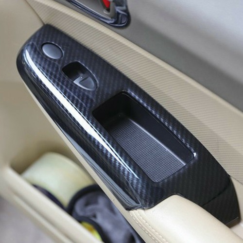 Carbon Fiber ABS Window Lift Panel Switch Cover Trim For Honda Civic 2006-2011 - Picture 6 of 7