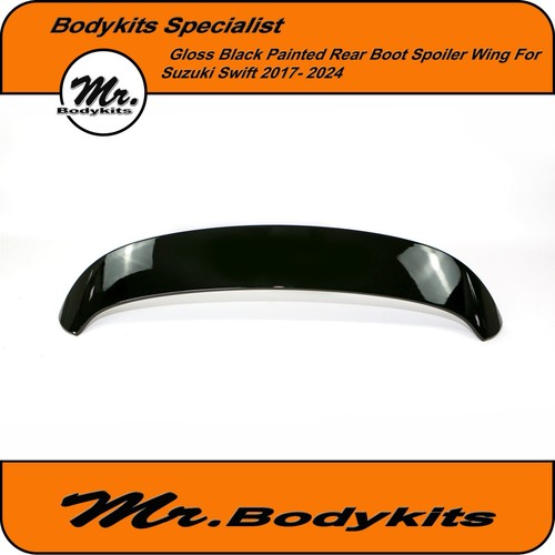 Rear Tailgate Spoiler Wing For Suzuki Swift 2017-2024 AZ SP Gloss Black Painted - Picture 2 of 16