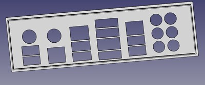 Plaque Arrière (I/O Shield) En PLA Pour Carte Mère ASUS P5KPL Plaque Arrière (I/O Shield) En PLA Pour Carte Mère ASUS P5KPL
