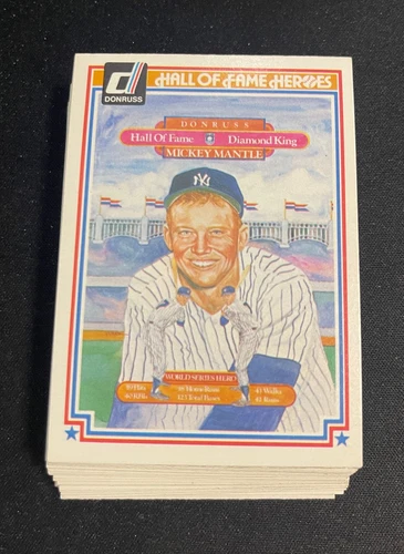 1983 Donruss Hall of Fame Heroes Baseball Cards 1-44 (NM) - Complete Your Set