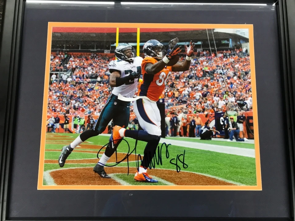 Fotografía firmada 11x14 de los Denver Broncos Demaryius Thomas Foto 3 de 4
