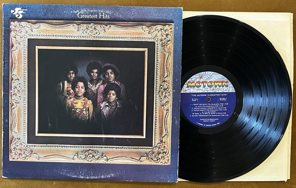 Jackson Five - Greatest Hits - Vinyl LP Motown Records M5-201V1 EX
