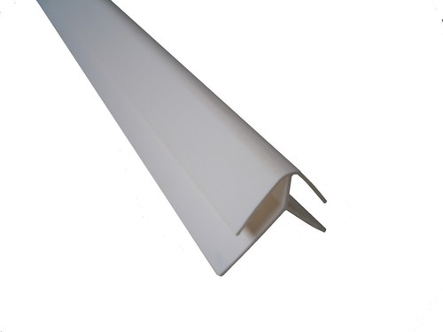 Trims for PVC Wet Wall Panels Black White Chrome End Caps, Angles All Sizes - Picture 55 of 84