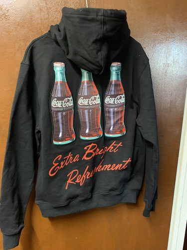Freeze Max Herren Schwarz Coca-Cola Have A Coke Here Pullover Hoodie - Bild 5 von 9