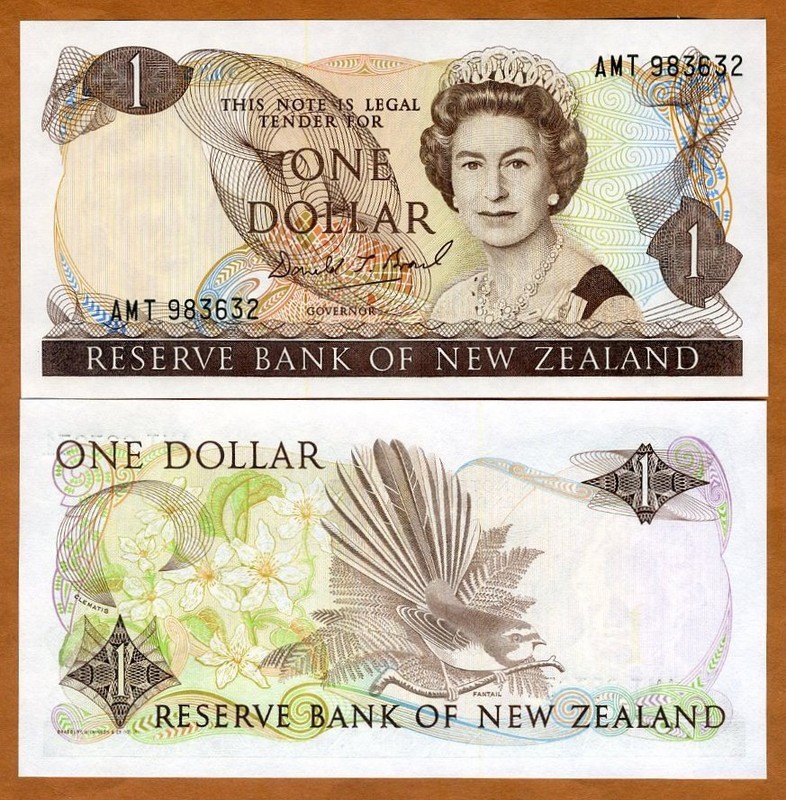 New Zealand, $1, ND (1989-1992), P-169c, QEII, UNC
