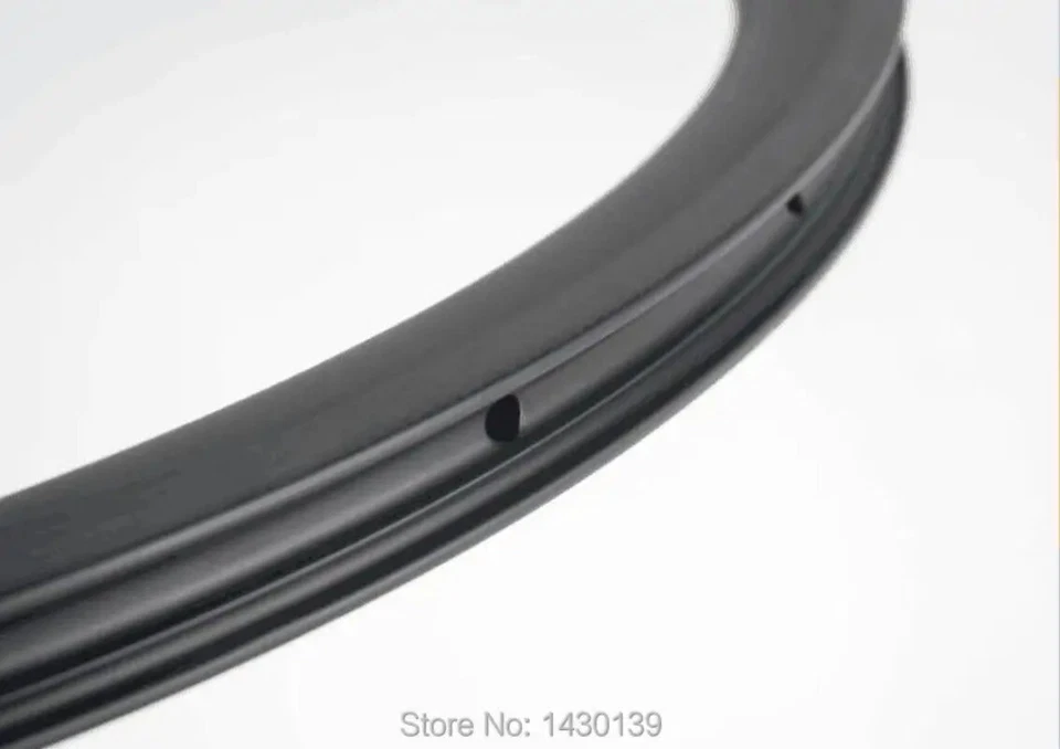 Cubierta de bicicleta de carretera 700C carbono 38 50 60 88 mm llantas sin cámara 25 mm ancho forma de U Foto 3 de 4