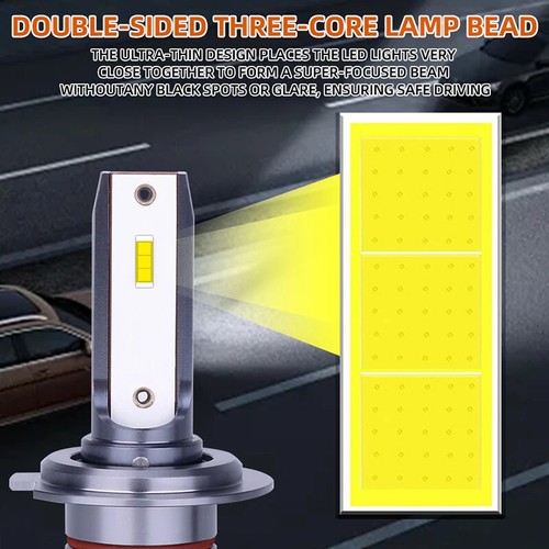 Canbus H4 H7 H1 LED Car Headlight 50W 6000K Car Lamps Fog Lights Auto Bulbs - Picture 2 of 22