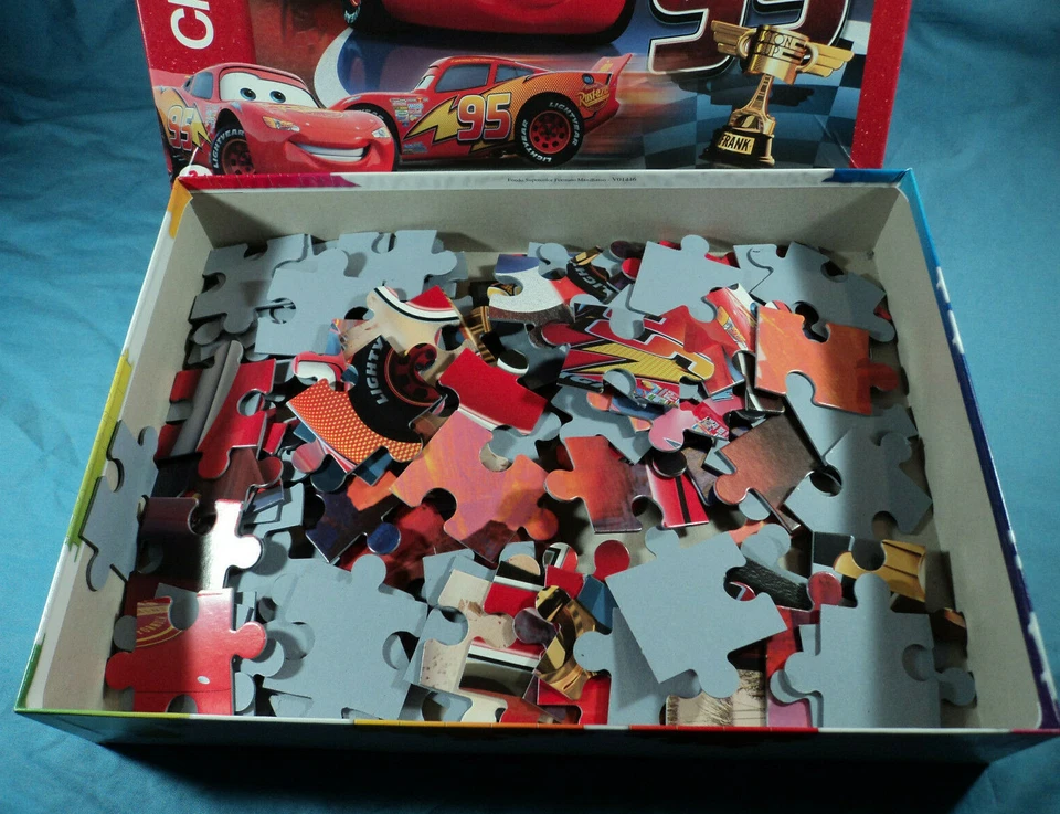 Disney Pixar Cars Clementoni Super Color Maxi 104 Piezas Puzzle Rayo McQueen Foto 3 de 3