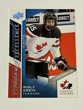 2020 Team Canada Juniors Program of Excellence Ridly Greig Finite 1/1