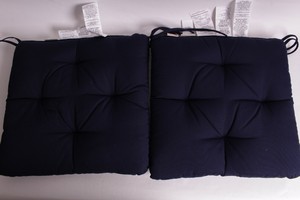 Set 2 New Pottery Barn Sunbrella Tufted Outdoor Dining Chair