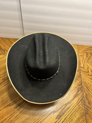 Resistol Telluride Cowboy Hat Resistol Telluride Self Confirming Wool Cowboy Hat XX Black  main image 2