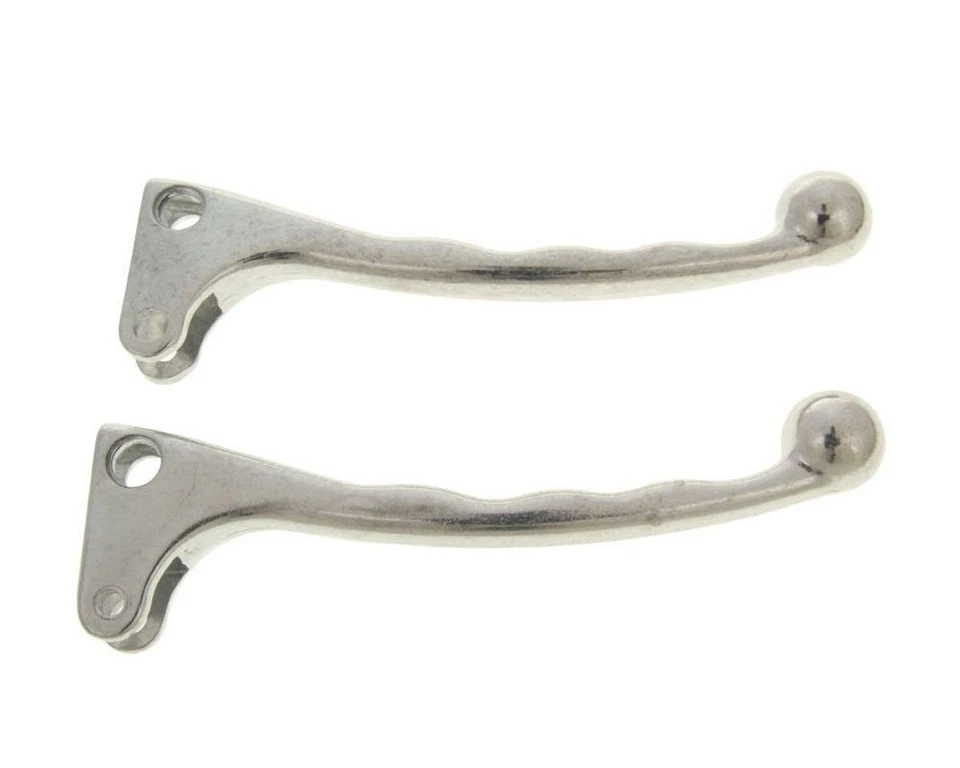 Hebelset gauche et en aluminium argenté droit pour Puch Maxi - Photo 1/1
