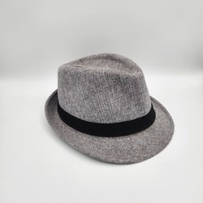 Grey Fedora 100 Acrylic - Casual, Costume, Halloween