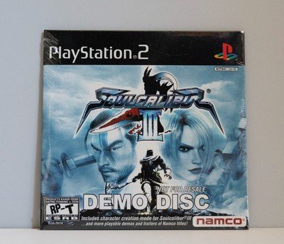 PlayStation 2 PS2 Soul Calibur 3 Demo Disc Namco SLUS-29174 PS2 SEALED NFS PS2