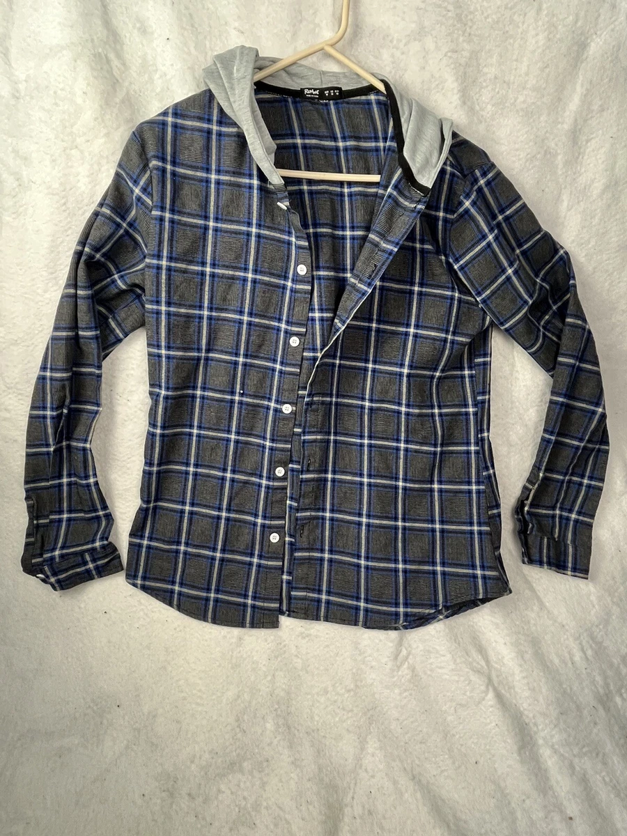 Button down hoodie men's sales
