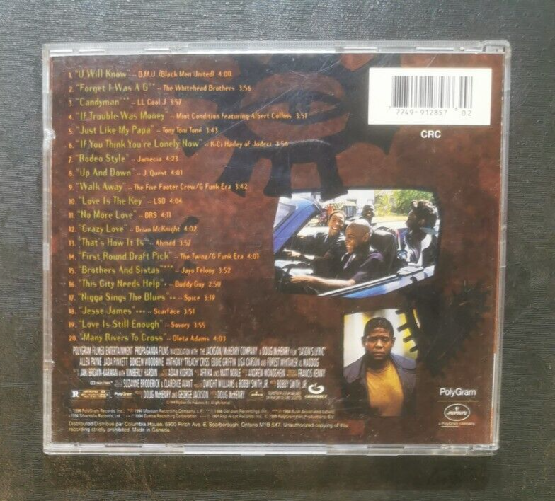 Jason's Lyric - The Original Motion Picture Soundtrack by Various
