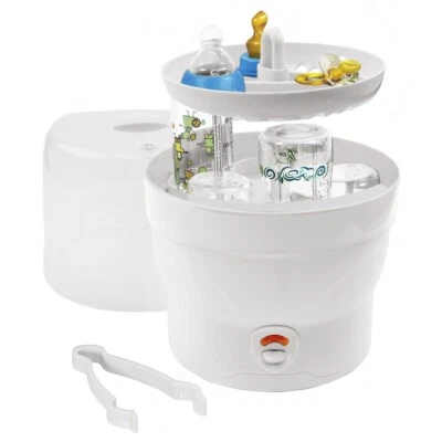 HARTING & HELLING H+H Dampfsterilisator Vaporisator 6 Babyflaschen Sterilisator Bs 29 weiß