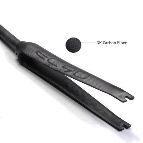 Hot EC90 Full Carbon Fiber 1-1/8" 700C Road Bike Rigid Fork Bicycle Cycling Fork - Picture 8 of 14
