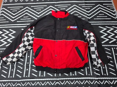 VINTAGE 90s NASCAR Pure American Power Racing  Chase Authentics Jacket Size XXL