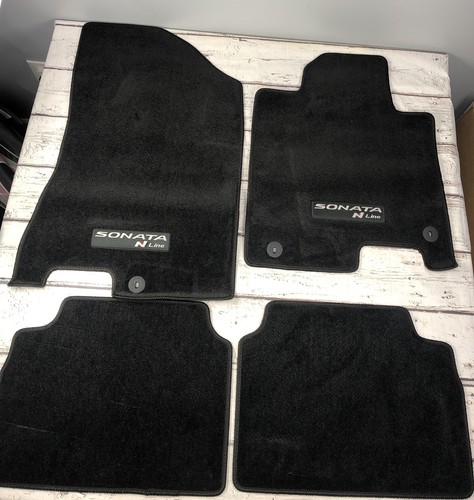 2020-2023 HYUNDAI SONATA INTERIOR FLOOR CARPET COVER MAT SET OF 4 OEM L1F14AC000