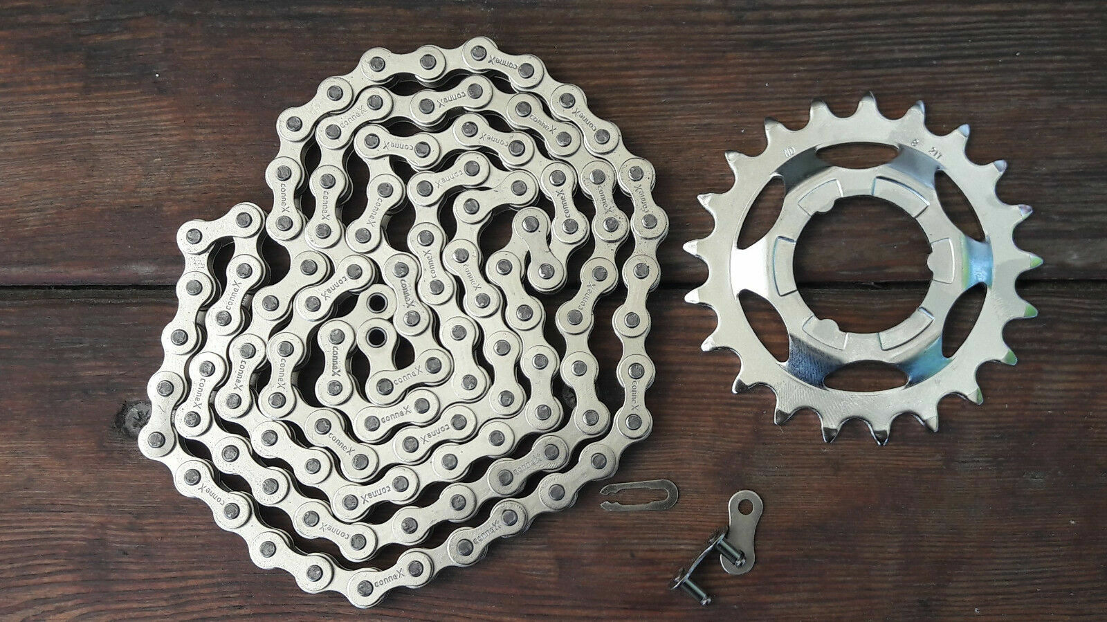 Chaîne De Vélo 1/2x1/8 Argent - Ultra Résistante Pour BMX, Fixie, Oldschool Et VTT