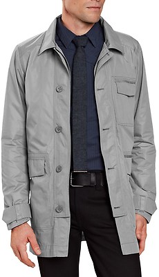 packable rain trench coat