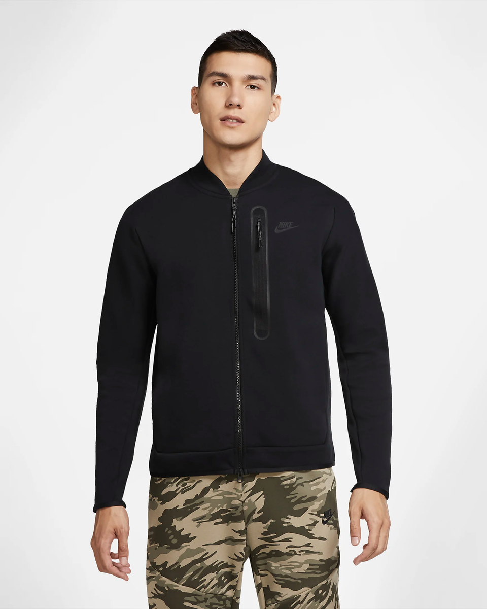 Nike Sportswear Tech Fleece Full-Zip Hoodie Black/Black CZ1797-010