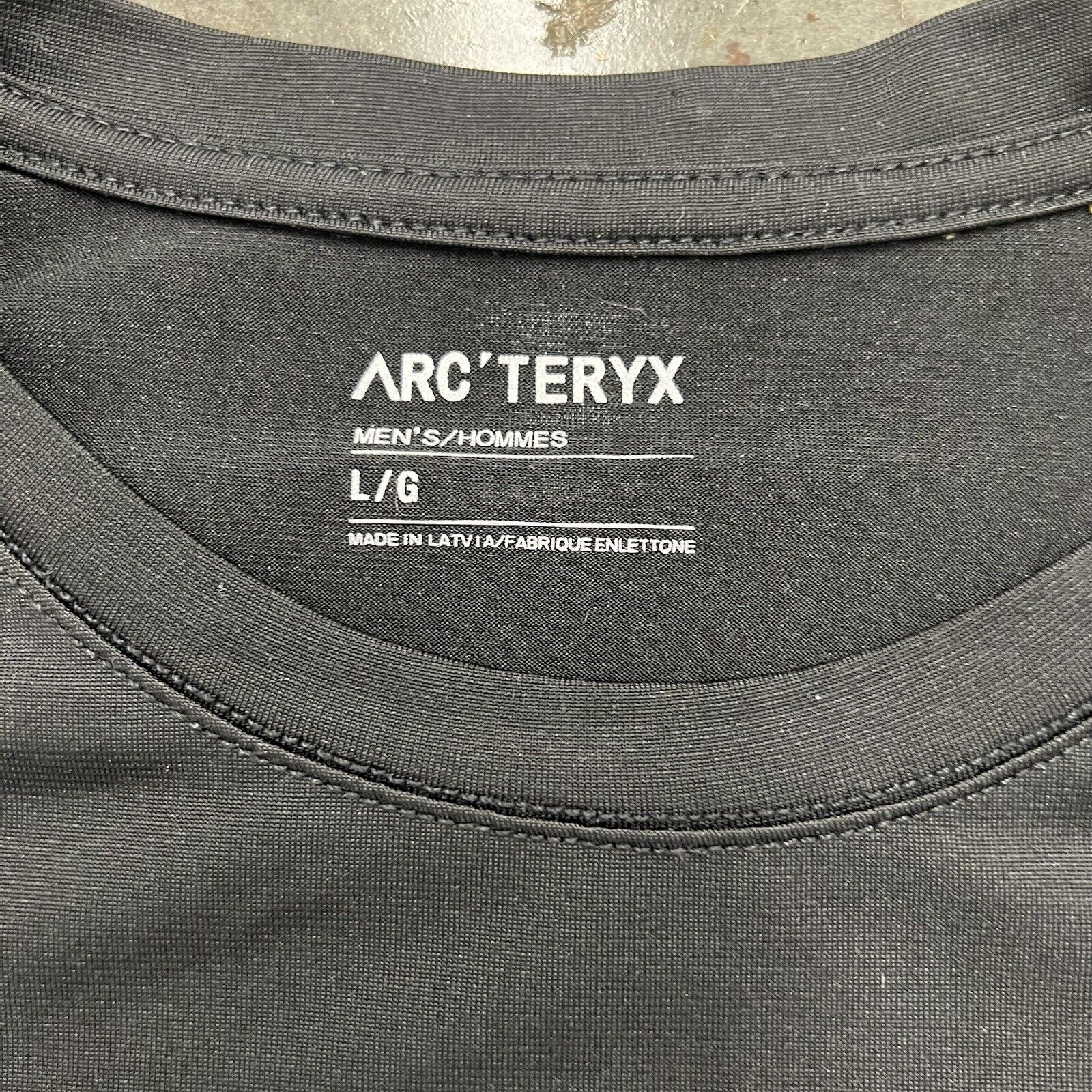 Arc'teryx Copal Long Sleeve Bird Tee Shirt Men's Size Large Black