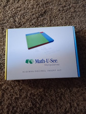 Math U See Manipulatives Algebra Decimal Insert Kit Integer Block Homeschool