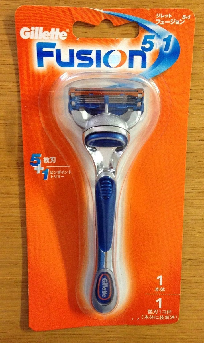 1x Gillette FUSION Shaving Razor Trimmer 5 1 Bladesyst Made
