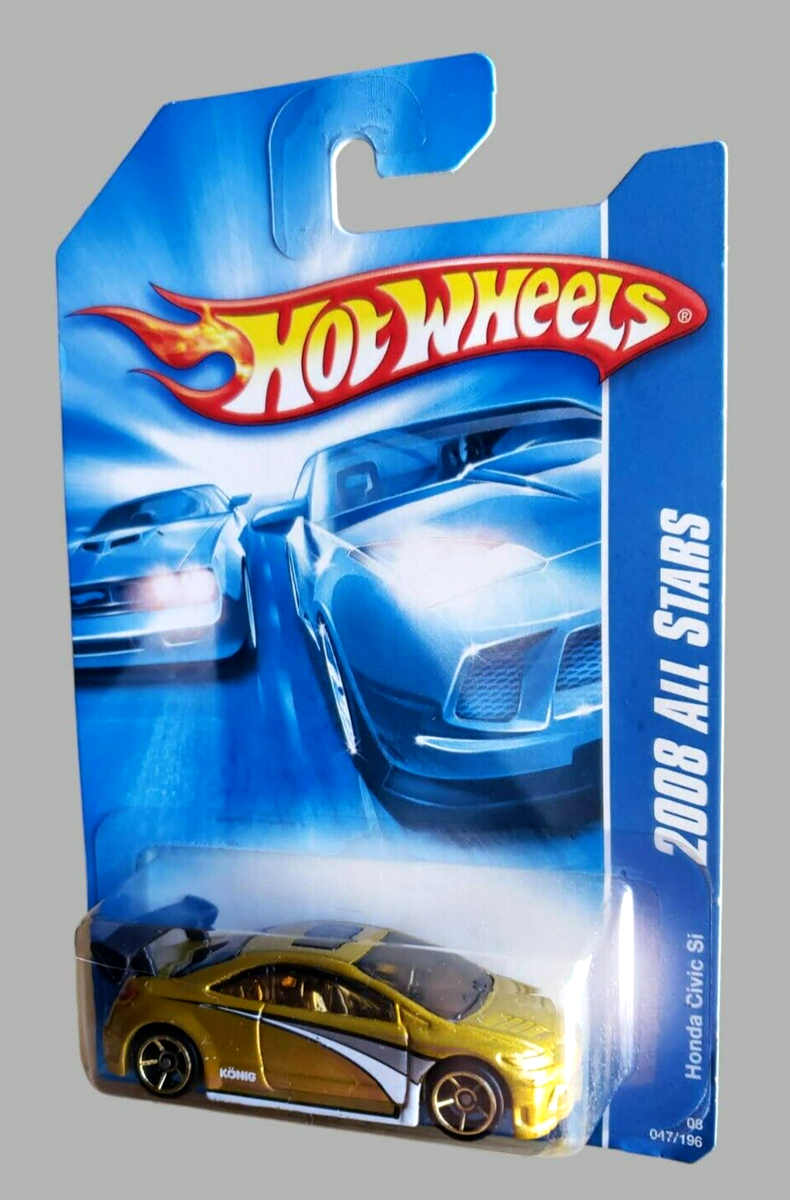 Hot Wheels HONDA CIVIC SI Metallic Gold 2008 ALL STARS 15/36 1:64