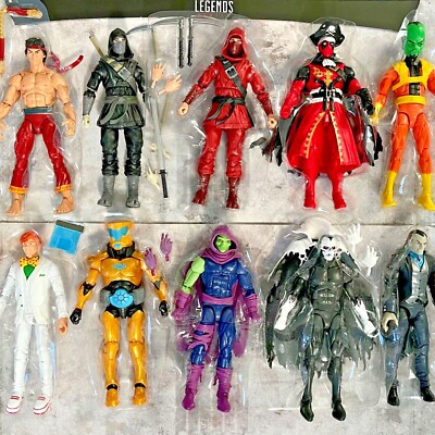 Marvel Legends comic Kang Silver Surfer Deadpool Red Skull Dr Doom