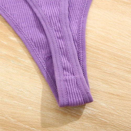 Women Sexy G-String Underwear Lace Cotton Panty Lingerie Thong V Waist Intimates - Picture 17 of 29