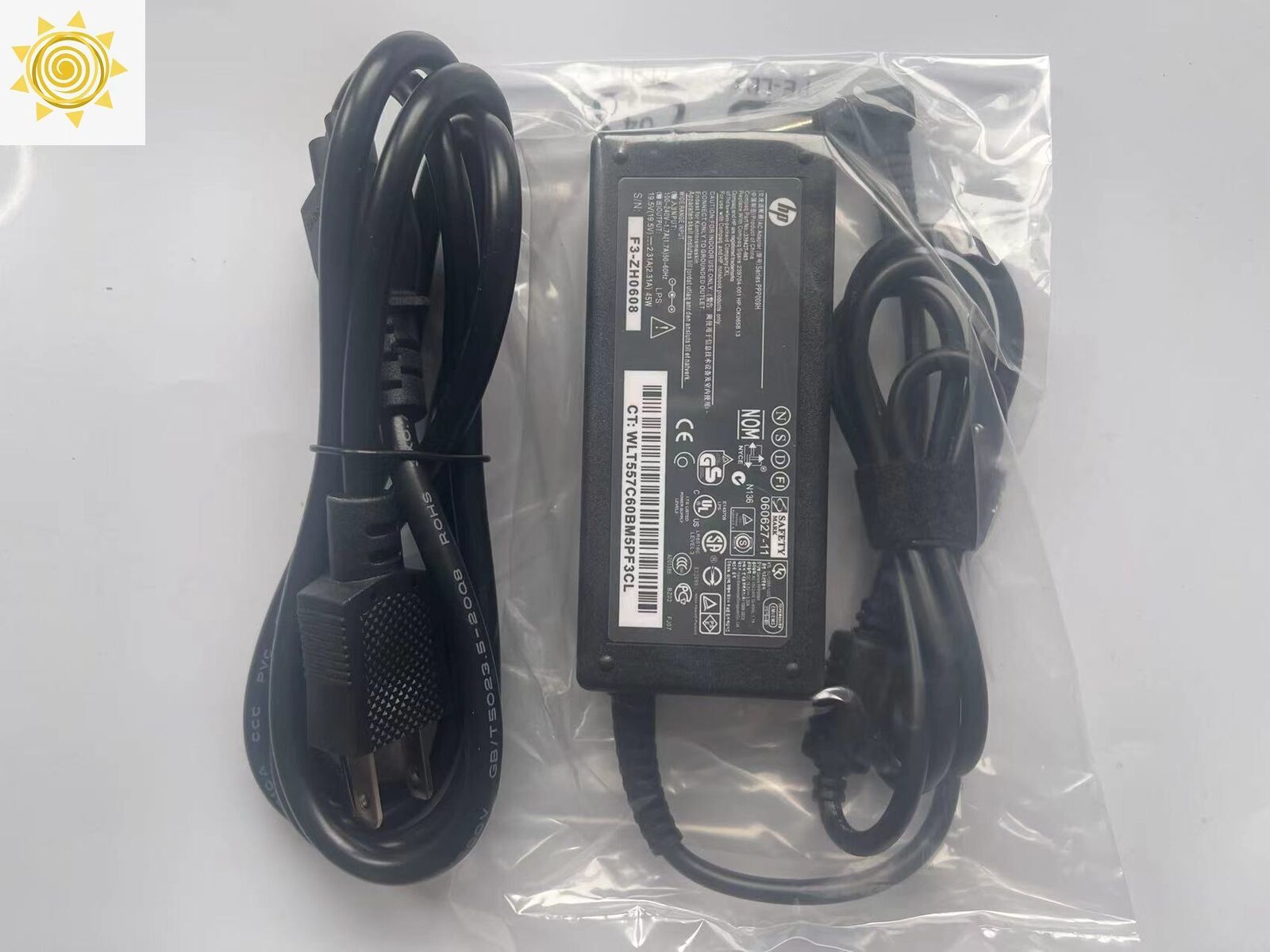 Genuine 45W HP Laptop Charger AC Power Adapter 740015-002 741727-001 19.5V 2.31A