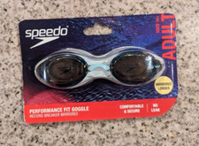 Speedo Adult Record Breaker Goggles - Ivy/Amber/Gold Mirror adult