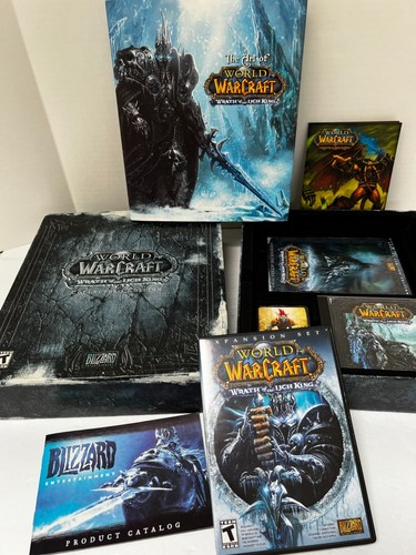 World Of Warcraft: Wrath Of The Lich King Collectors Edition Mostly Sealed *READ