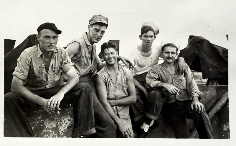 VTG 1950s Photo Handsome Dirty Sailors  Affectionate Men Gay Interest