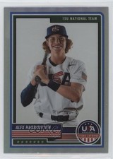 2023 Panini USA Baseball Stars & Stripes Silver Prizm Alex Harrington #27 0kz0