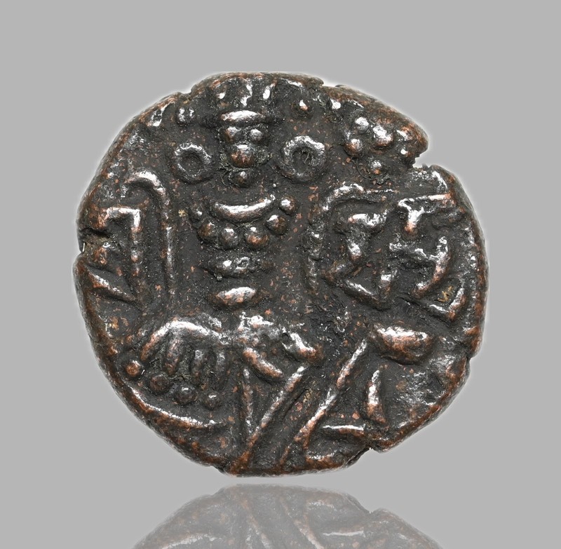 KASHMIR. Queen Didda, AD 979-1003, AE Stater, MN 177, Ex. Robert Tye