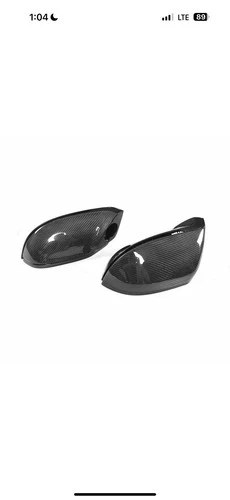 For Audi A7 S7 RS7 2011+ 2PCS Carbon Fiber Mirror Cap Replacement