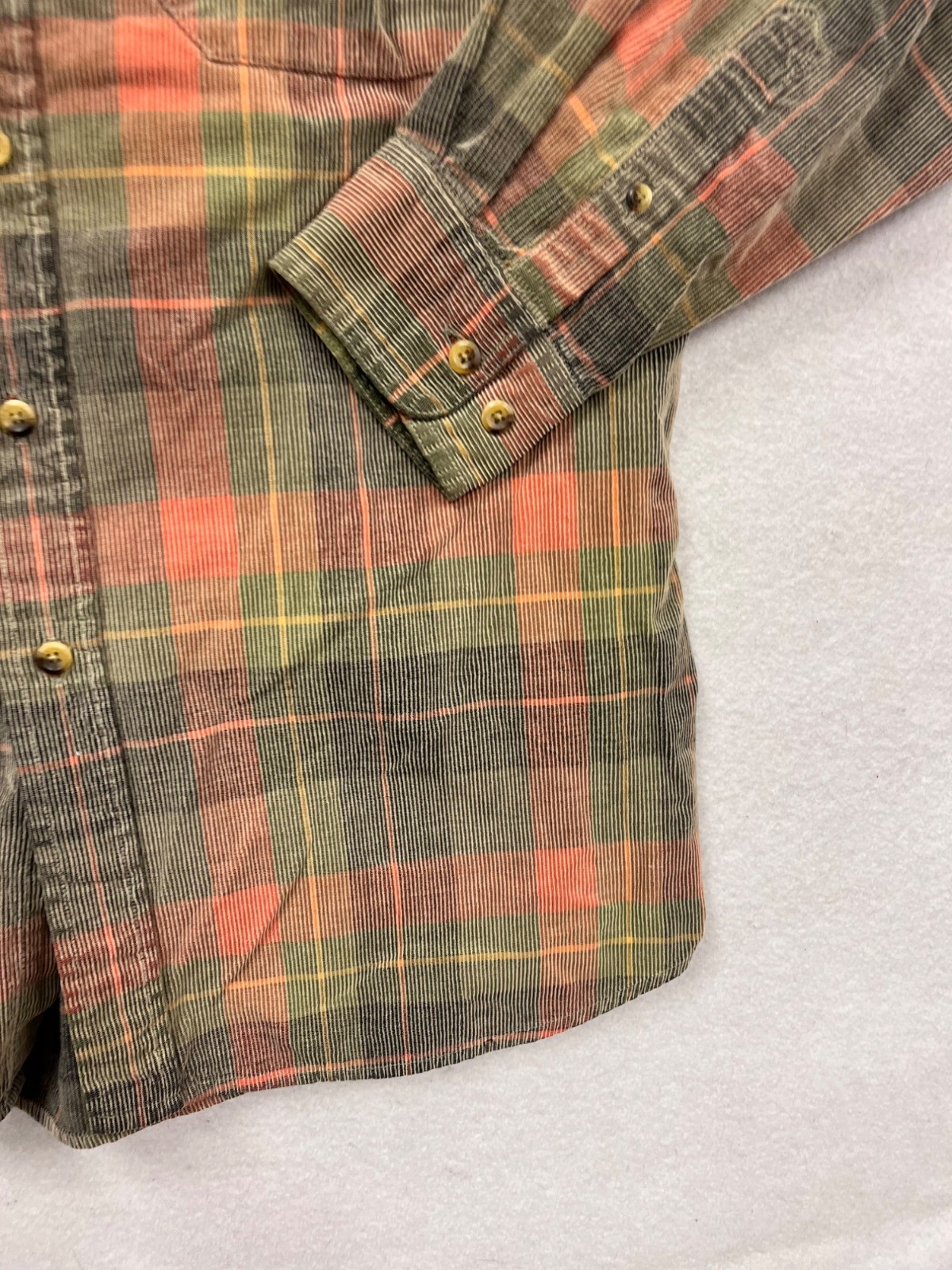 Basic Options Plaid Long Sleeve Button-Up Shirt M… - image 5