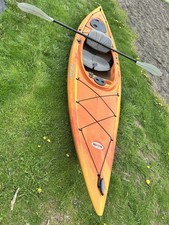 Old Town Dirigo 120 Orange Kayak with Paddle