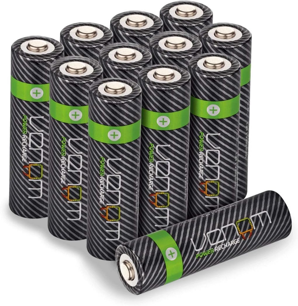 Rechargeable AA Batteries 2100mAh 1.2V NiMH High Capacity 4 Pack